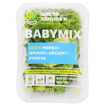 Salad BabyMix + Cale 100g - buy, prices for Auchan - photo 1