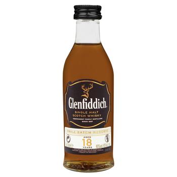 Виски Glenfiddich 18 лет 40% 50мл - купить, цены на КОСМОС - фото 1