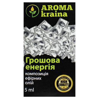 Композиція ефірних олій Aroma kraina Грошова енергія 5мл - купити, ціни на Таврія В - фото 1