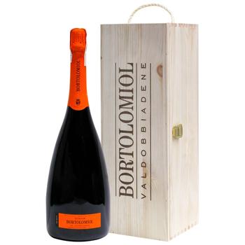 Вино ігристе Bortolomiol Prosecco Senior біле сухе 1.5л - купити, ціни на AlcoHub - фото 1