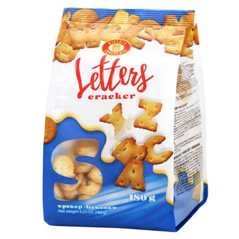 Biscuit-Chocolate Letters Cracker 180g - buy, prices for NOVUS - photo 1