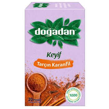 Чай Dogadan Кориця-гвоздика 2г*20шт - купити, ціни на КОСМОС - фото 1