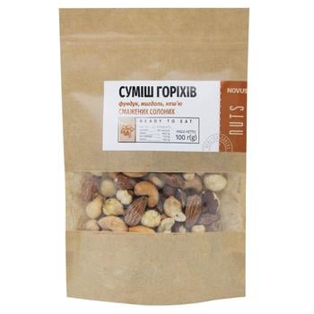 Novus Mixture of Roasted Dried Salted Nuts 100g