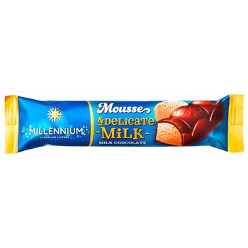 Шоколад молочний Millennium з мусовою начинкою 38г