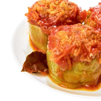 Zucchini Stuffed with Meat and Rice
