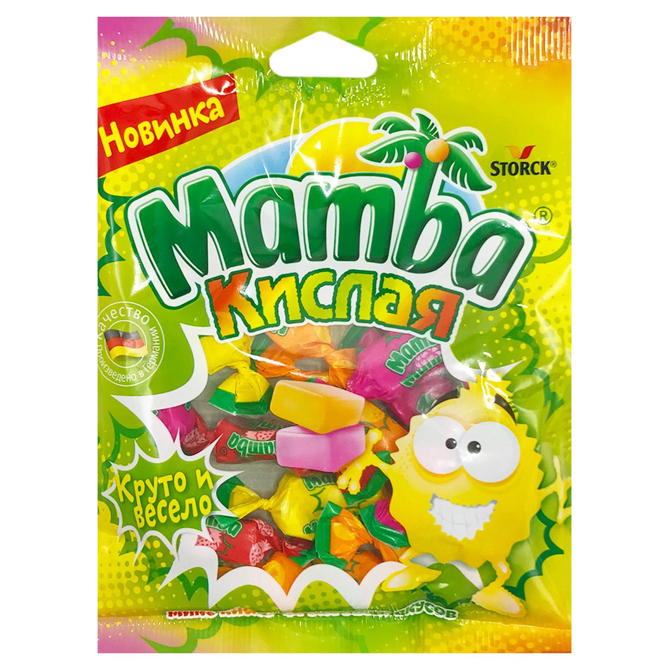 

Конфеты жевательные Мамба ассорти кислая 70г