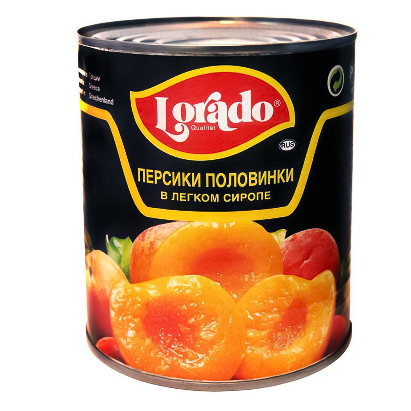 

Персик Lorado половинки консервированный 850г