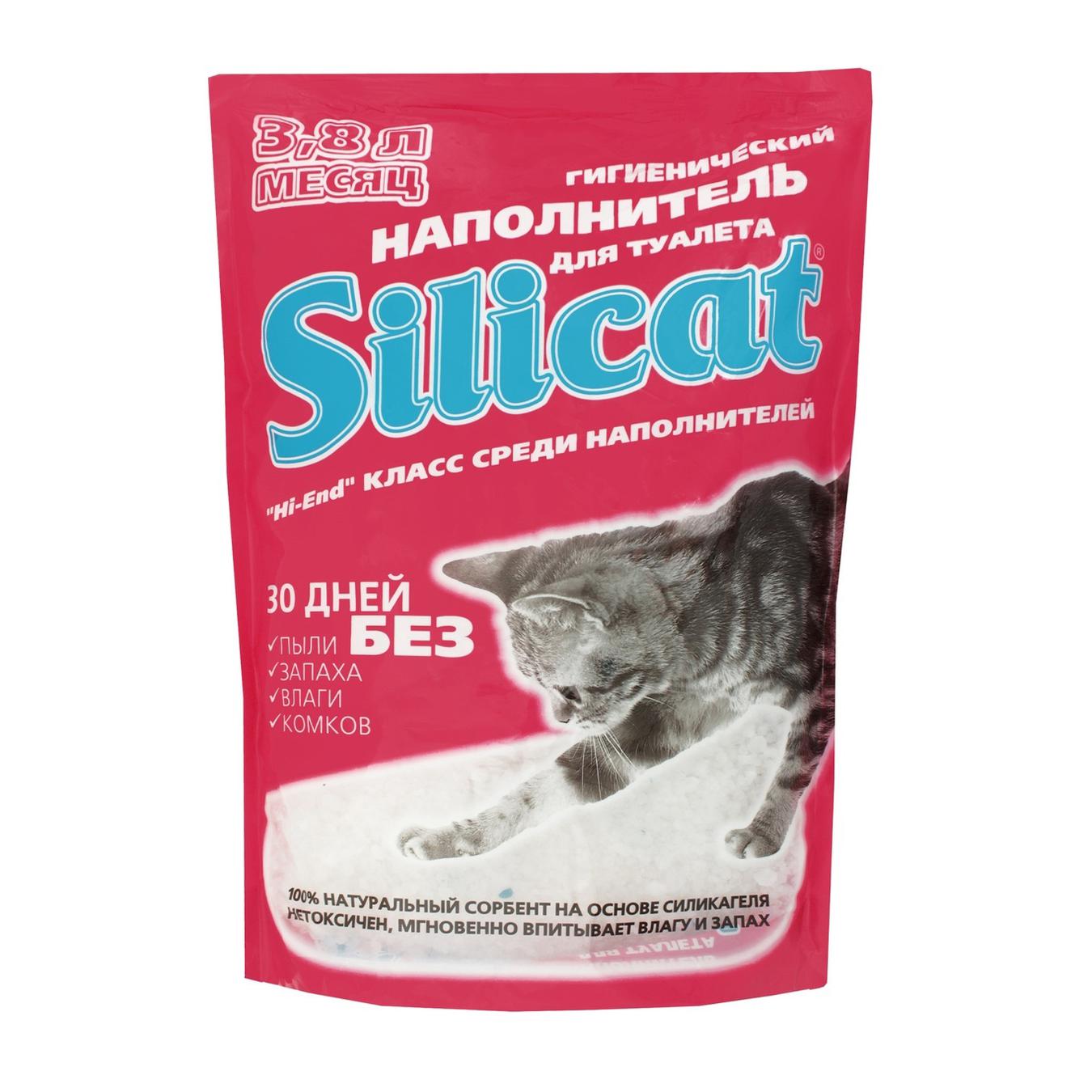 

Наполнитель Silicat для кошачьего туалета 3.8л