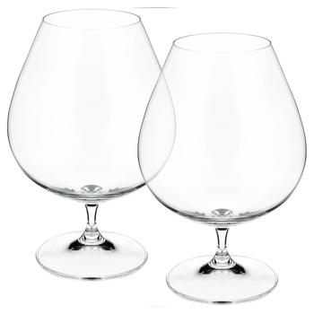 Bohemia Crystal Vintage Cognac Glass Set 875ml 2pcs - buy, prices for Vostorg - photo 2