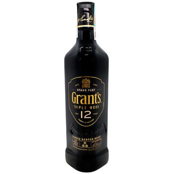 Віскі Grant's Triple Wood 12 років 40% 0,75л - купити, ціни на WINETIME - фото 1