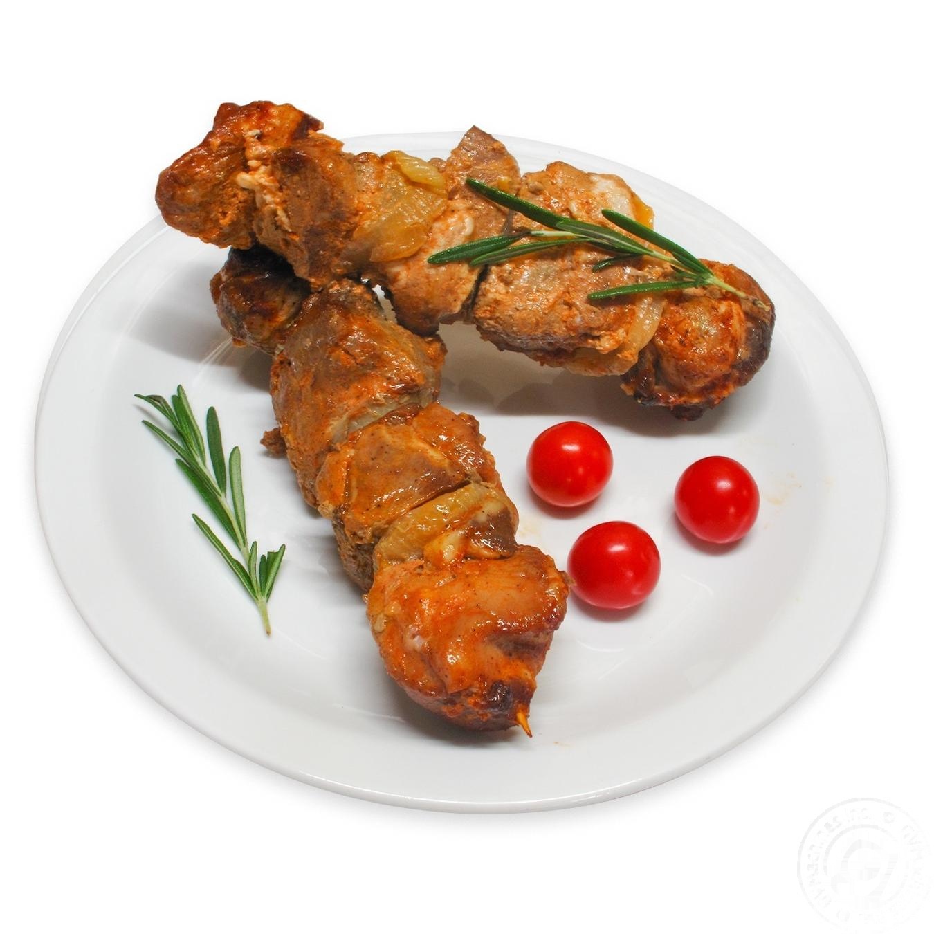 

Шашлык из свинины жареный