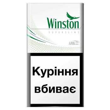 Winston Fresh Menthol Super Slims Cigarettes