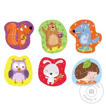 DoDo Puzzle 2-3-4 Elements Forest Animals 9 elements - buy, prices for ULTRAMARKET - photo 2