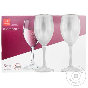 Bormioli Rocco Diamante Water Glass 250ml 3pcs - buy, prices for - photo 1