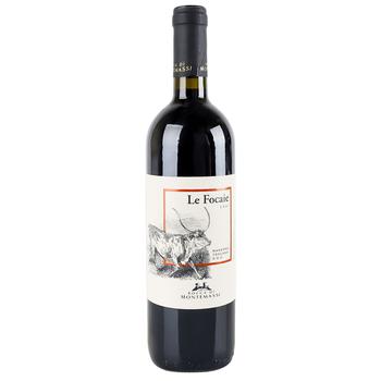 Rocca di Montemassi Le Focaie Red Dry Wine 13.5% 0.75l - buy, prices for METRO - photo 1