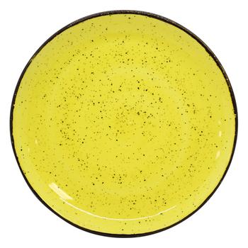 Manna Ceramics Ceramic Yellow Plate 21cm