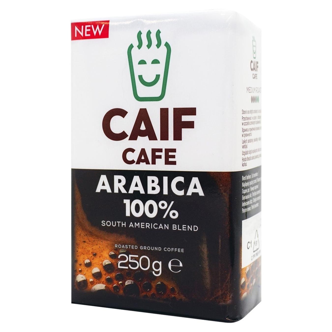 

Кофе Caif Cafe South American Blend жаренный молотый 250г