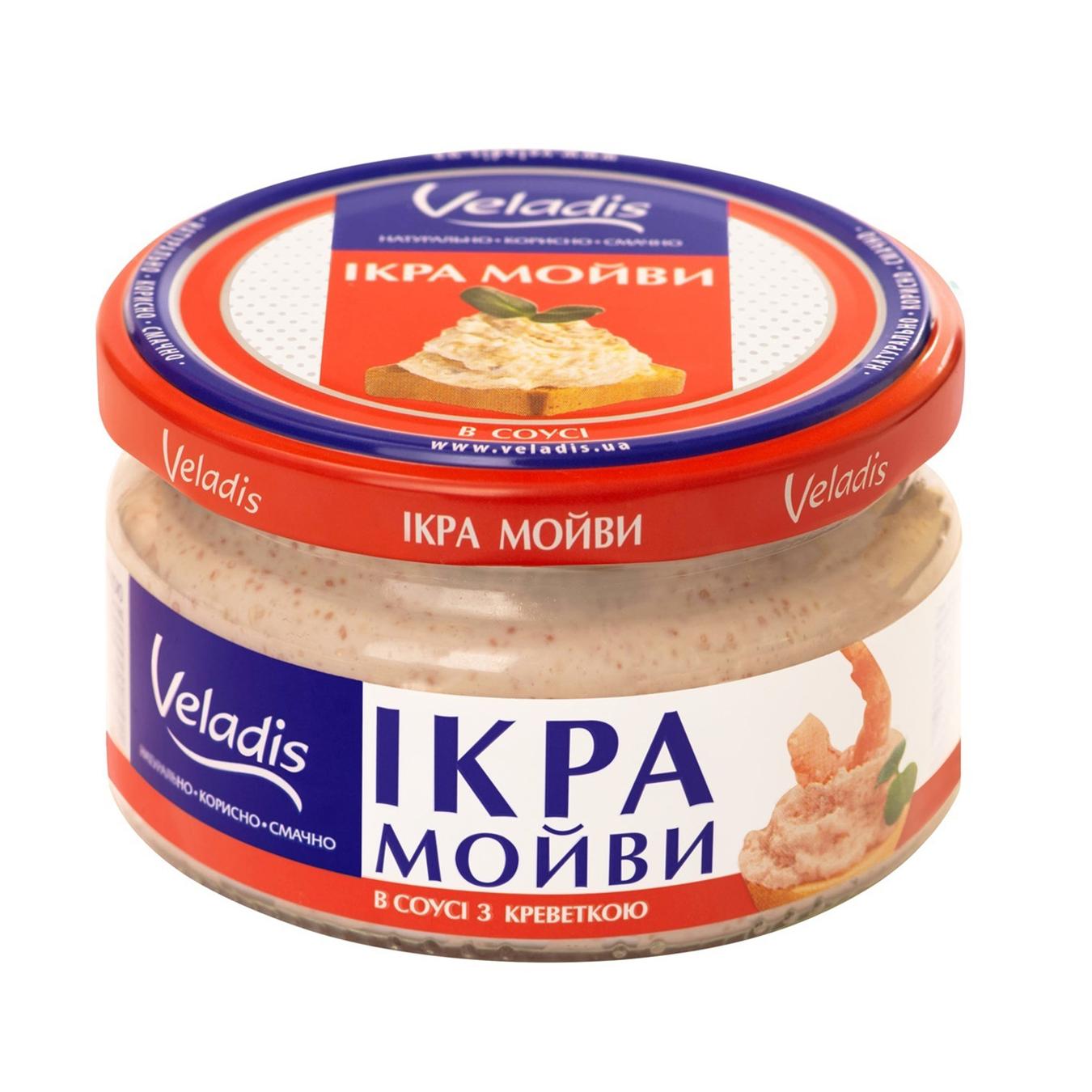 

Икра Мойвы в соусе с креветкой Veladis 180г