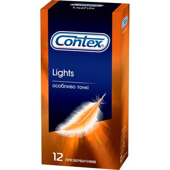 Contex Lights Extra Thin Condoms 12pcs - buy, prices for  - photo 1