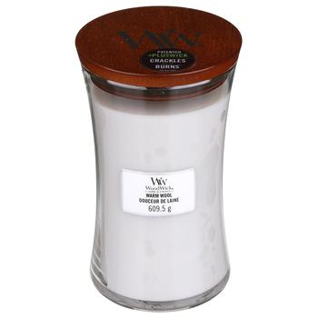 Аромасвічка Woodwick Warm Wool Large 609 г 93052E - купити, ціни на - фото 2