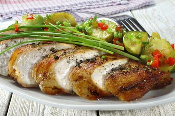 Курица с брюссельской капустой - Image
