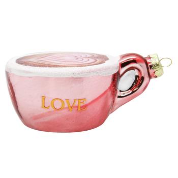 Прикраса ялинкова Koopman Чашка для кави 12,7х9,5х5,5см - купити, ціни на NOVUS - фото 4