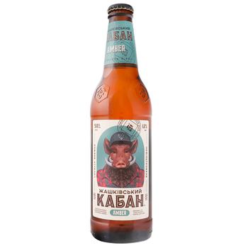 Zhashkivsky Kaban El Unfiltered Light Beer 5% 0.5l - buy, prices for Auchan - photo 3