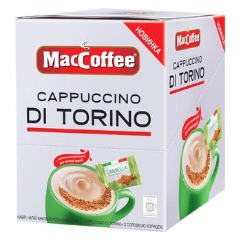MacCoffee Cappuccino di Torino 3in1 Instant Coffee Drink with Sweet Cinnamon 10pcs*25g - buy, prices for Auchan - photo 2