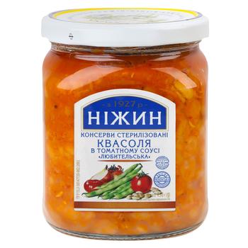 Nezhin Favorite beans in tomato sauce 450g - buy, prices for NOVUS - photo 1