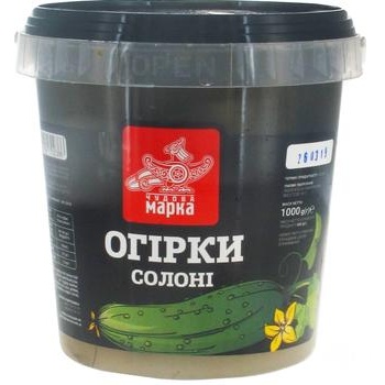 Огурцы Чудова Марка соленые 1кг купить, цены на МегаМаркет - фото 1