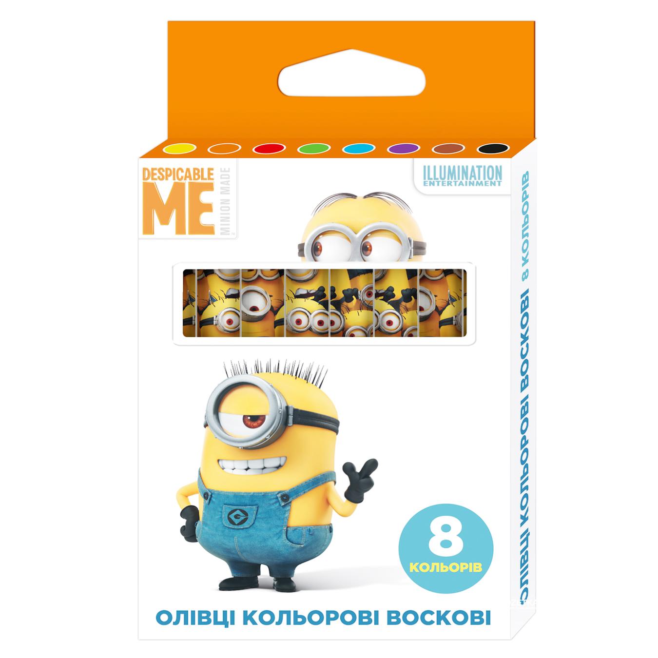 

Карандаши Despicable Me восковые 8 цветов