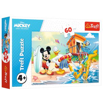 Іграшка пазл Trefl 60 Цікавий день для Міккі та друзів - купити, ціни на Таврія В - фото 1