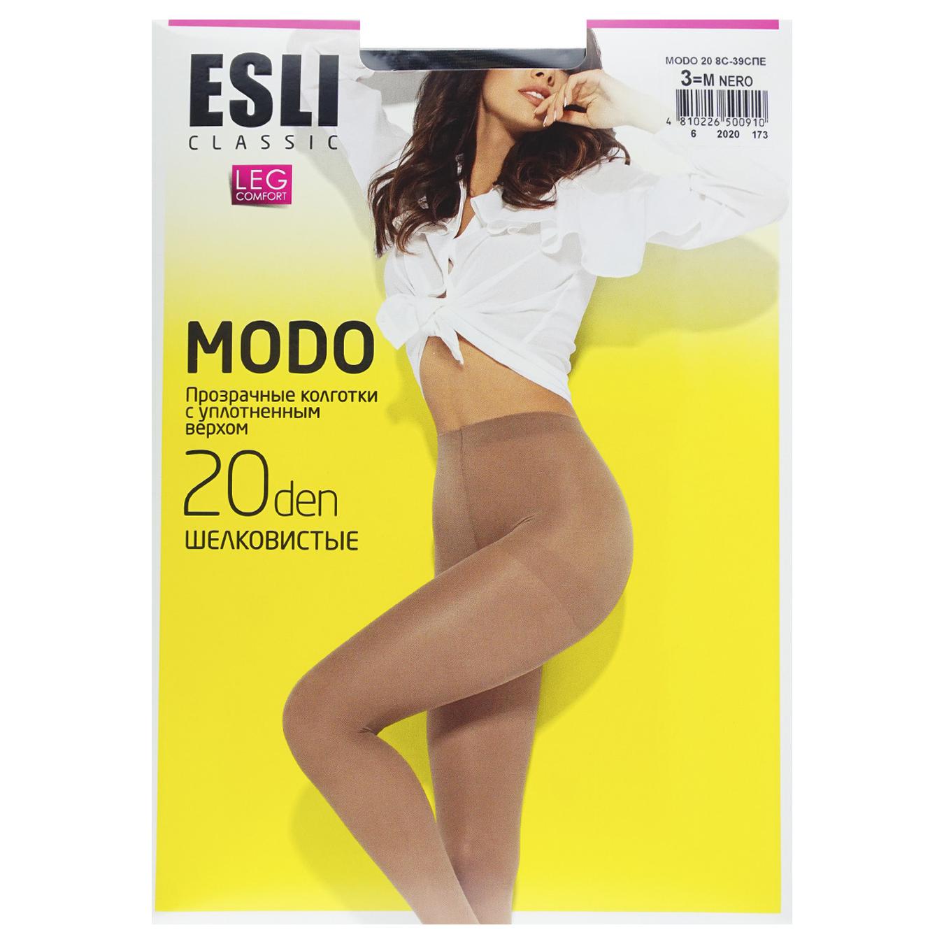 

Колготки женские Esli E Modo 20 ден р.3 nero