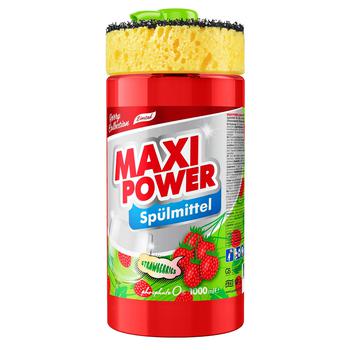 Засіб для миття посуду Maxi Power Суниця 1л - купити, ціни на ULTRAMARKET - фото 1