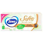 Платочки Zewa Natural Soft четырехслойные 9шт*10шт