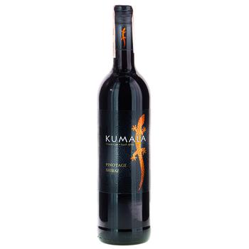 Kumala Pinotage-Shiraz Red Semi-dry Wine 0.75l - buy, prices for NOVUS - photo 1