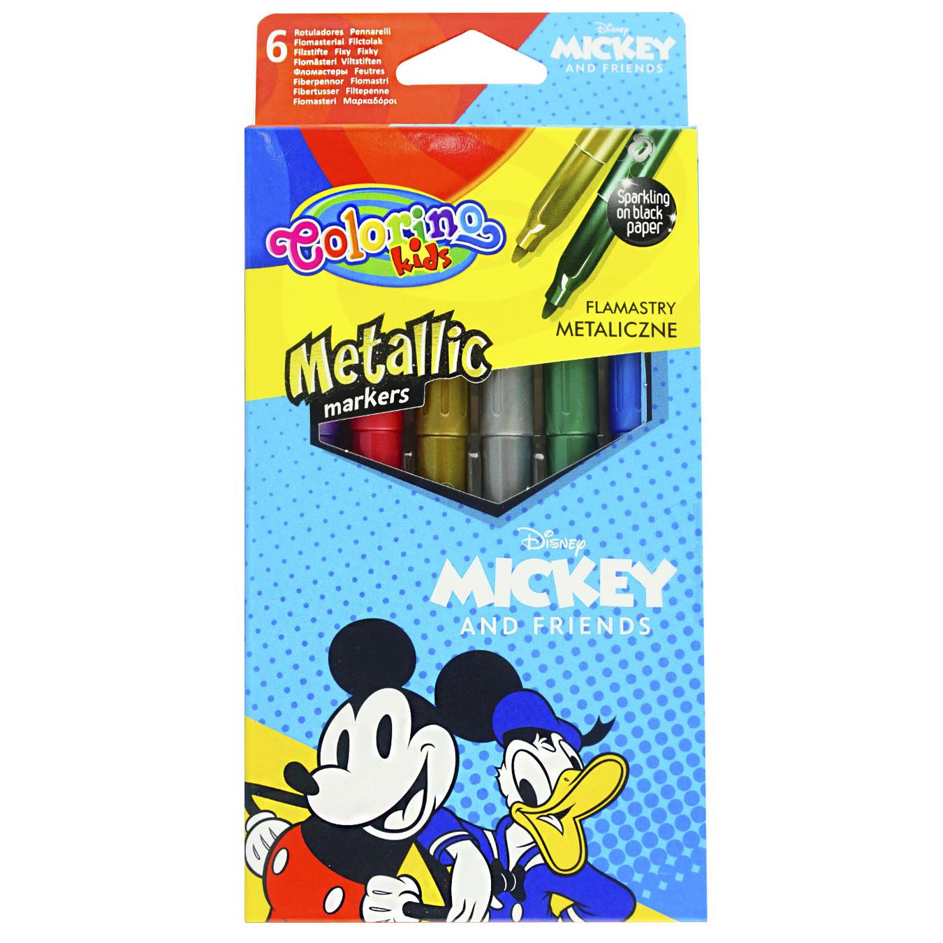 

Фломастер Colorino Mickey Metallic 12 цветов 12шт