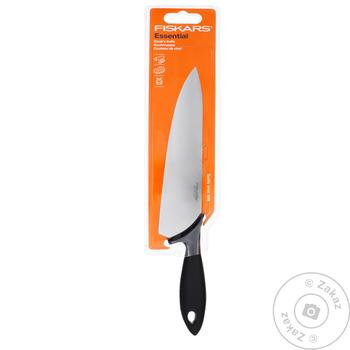 Нож поварской Fiskars Essential 1023775 21см - купить, цены на Таврия В - фото 1