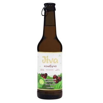 Jiva Cherry Lemonade Kombucha 0.33l - buy, prices for NOVUS - photo 1