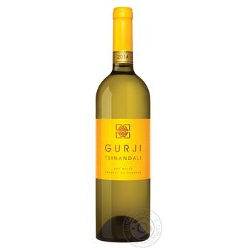Wine tsinandali white dry 12% 750ml glass bottle - buy, prices for MegaMarket - photo 2