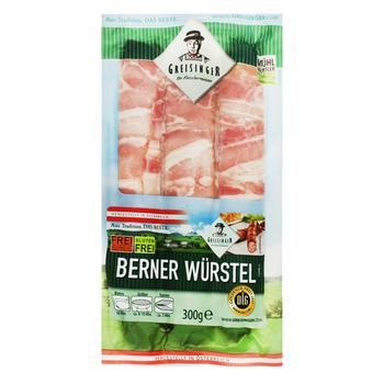 Greisinger Viennese Sausages with Bacon and Cheese 300g - buy, prices for Supermarket "Kharkiv" - photo 2