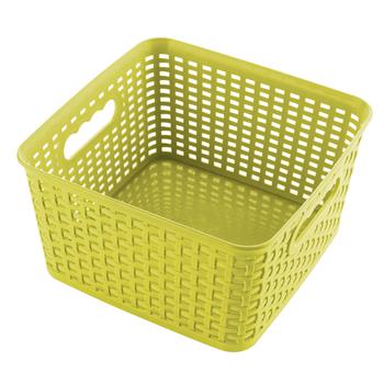 Praktyczna Plastic Square Lime Basket 4.5l 21.5x21.5x11.8cm - buy, prices for COSMOS - photo 1