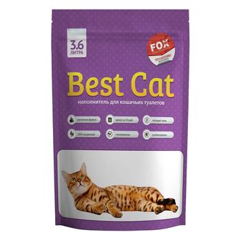 Наповнювач Best Cat Purple Lawender гігієнічний силікагельний 3,6л