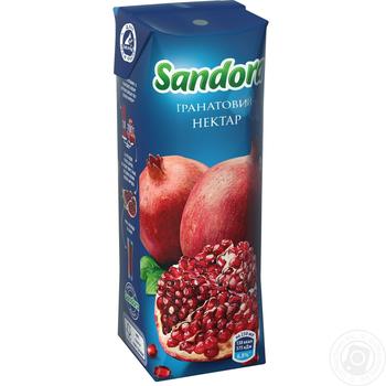 Нектар Sandora гранатовий 250мл купити, ціни на МегаМаркет - фото 1