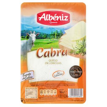 Albeniz Goat Sliced Cheese 50% 75g