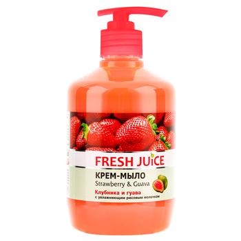 Мило рідке Fresh Juice Strawberry&Guava 460мл - купити, ціни на МегаМаркет - фото 2