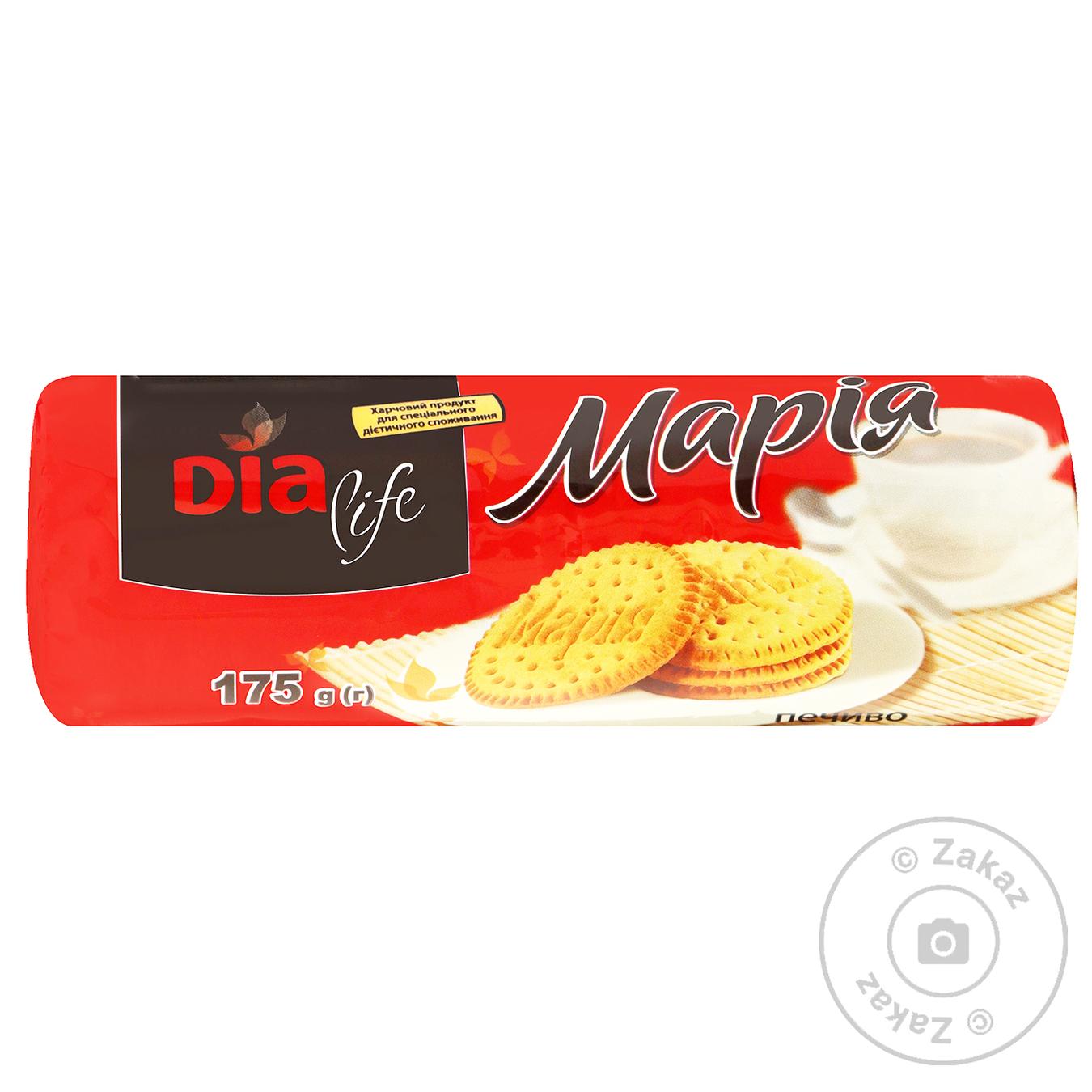 

Печенье затяжное Загора DiaLife Мария с фруктозой для специального диетического потребления 175г