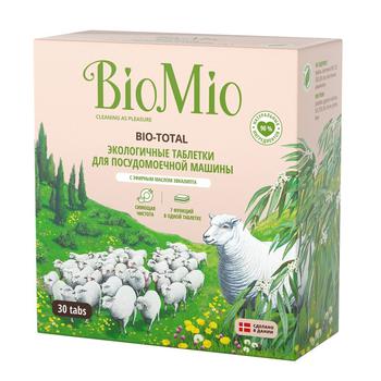 BioMio BIO-TOTAL 7-in-1 Ecological With Eucalyptus Oil Dishwasher Tablets 30pcs - buy, prices for Auchan - photo 2