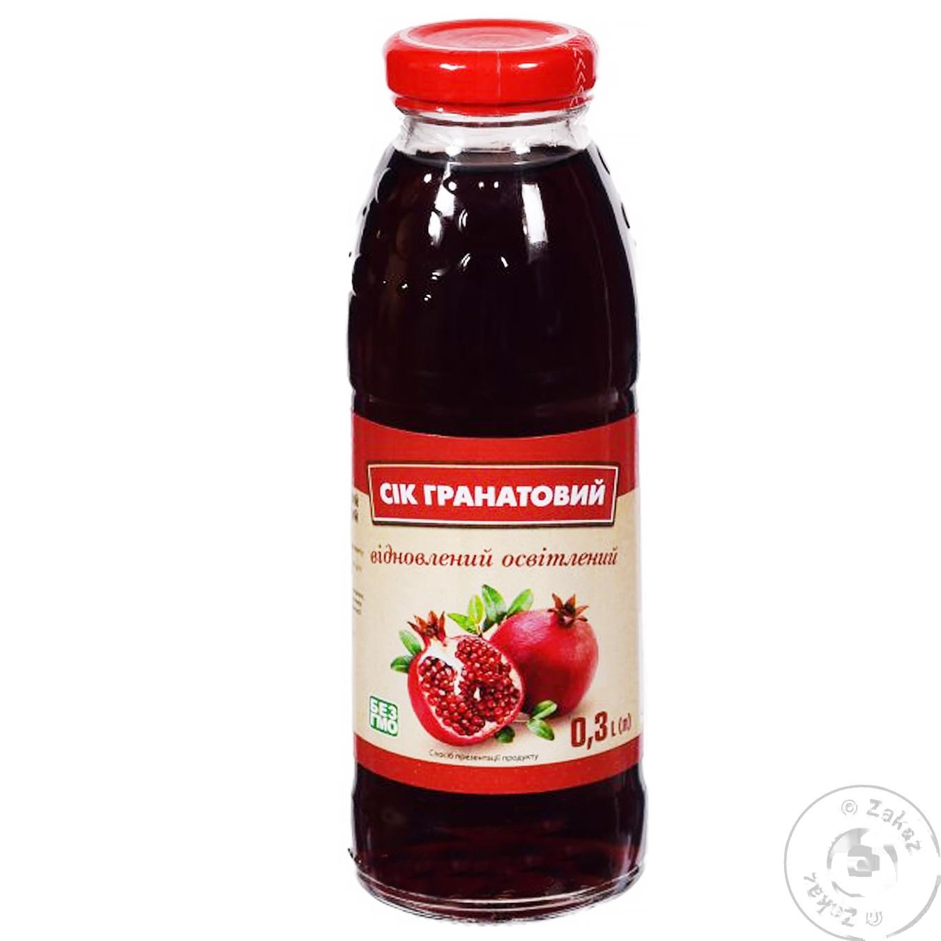 

Сок гранатовый восстановленный 0.3л