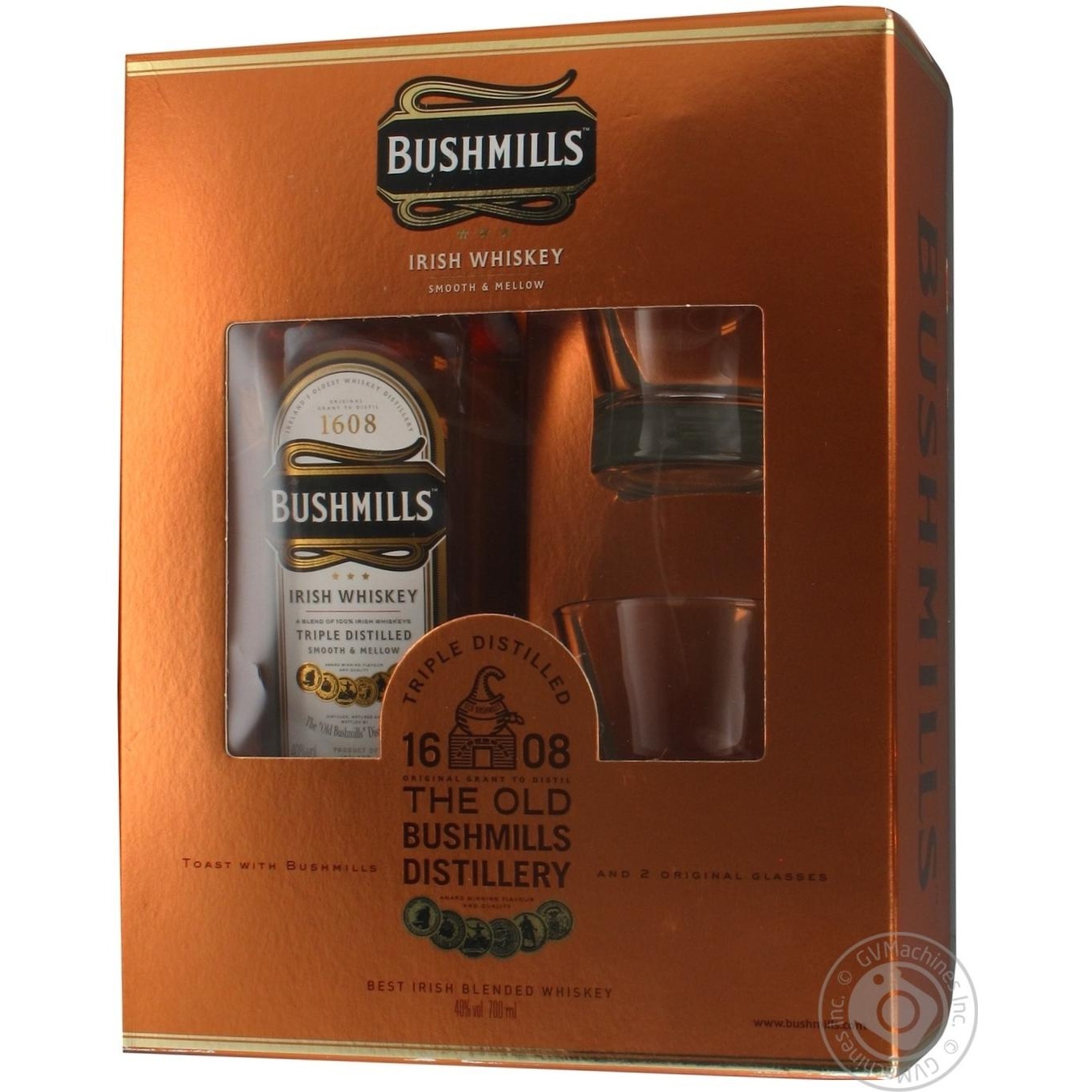 

Виски Bushmills Original подарочный набор 0.7л